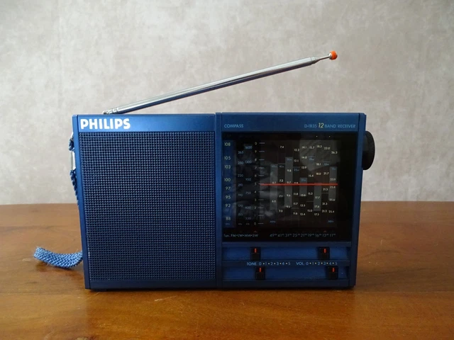 Récepteur Radio PHILIPS D1835 FM/LW/MW/SW 9 SHORT WAVE