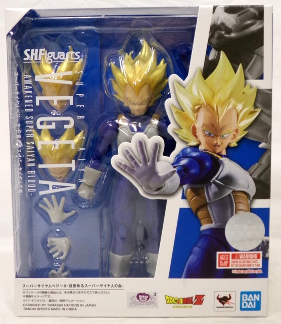Maquette Bandai Super Saiyan Vegeta Dragon Ball Z - Complet Avec Boîte Et Notice - Occasion
