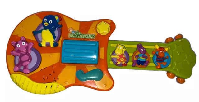The Backyardigans Sing & Strum Guitar Musical Instrument 2006 Mattel Works!