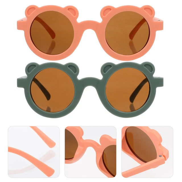 2 pz occhiali da sole estate costume occhiali da sole orecchio occhiali da sole