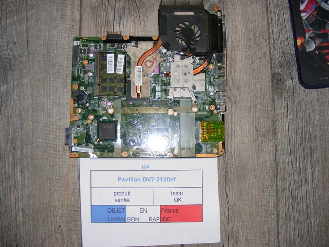 Carte Mère HP Pavilion DV7-2120sf - Fonctionnelle - Occasion - Pour Ordinateur Portable