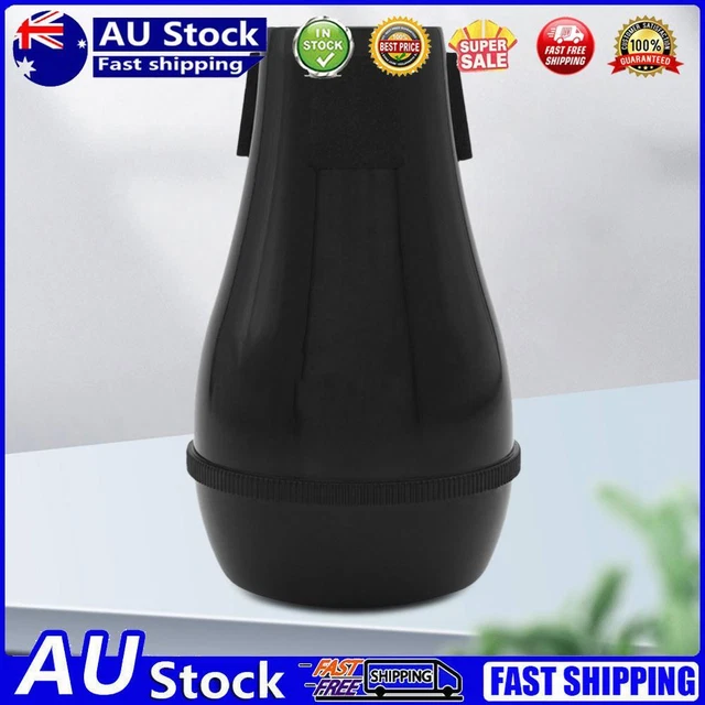 Tenor Trombone Mute ABS Trombone Mute Silencer for Tenor Trombone (Black)