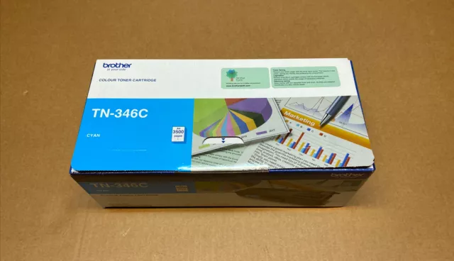 Brother TN346-C Genuine CYAN High Yield Toner HL-L8250CDN/8350CDW/MFC-L8600CDW