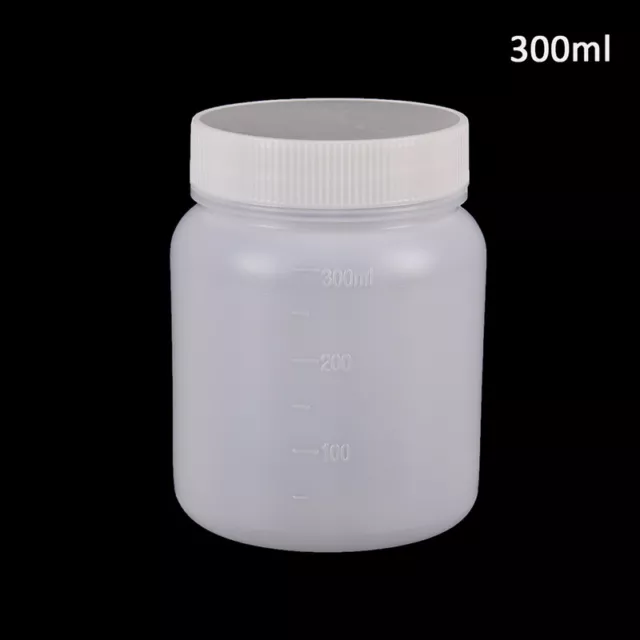 300ml clear plasticcylinder shaped chemical storage reagent sample bottle 1pc_tu