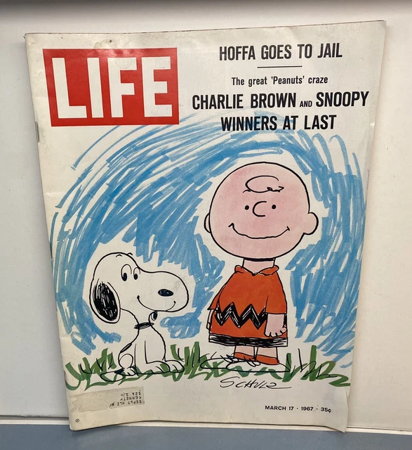 LIFE MAGAZINE MARCH 17, 1967 Charlie Brown & Snoopy Winners at 