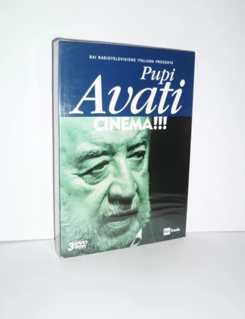 Pupi Avati - Cinema!!! - Rai Trade - Cofanetto 3 Dvd Sigillato Nuovo