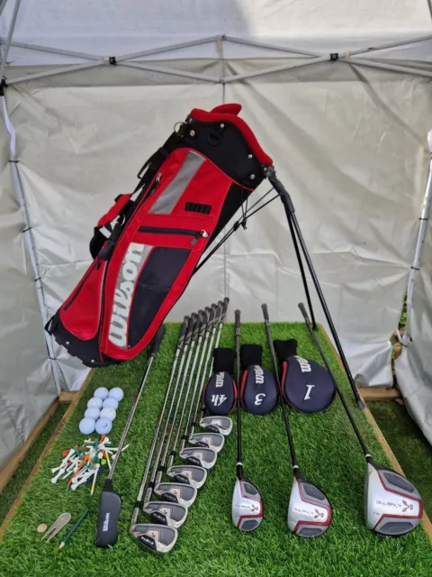 Wilson K'Netic Golf Club Set & Stand Bag - Regular Flex Shafts - Right Handed