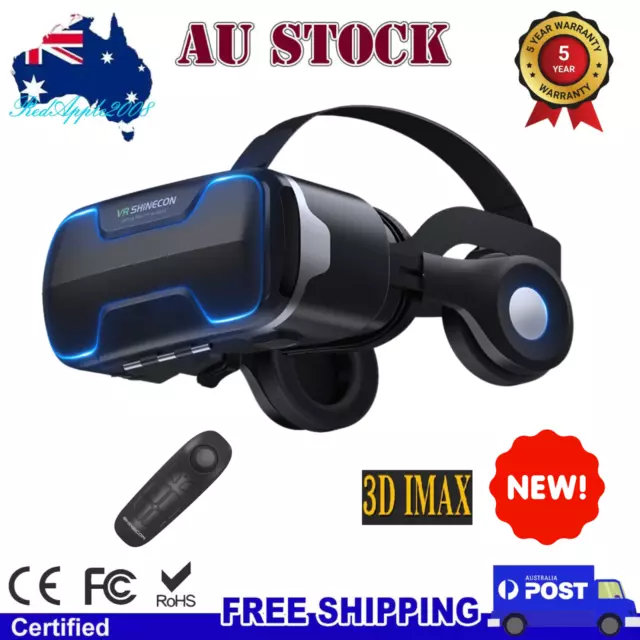 SHINECON Virtual Reality All In One VR Box Headset 3D Glasses With VR Controller