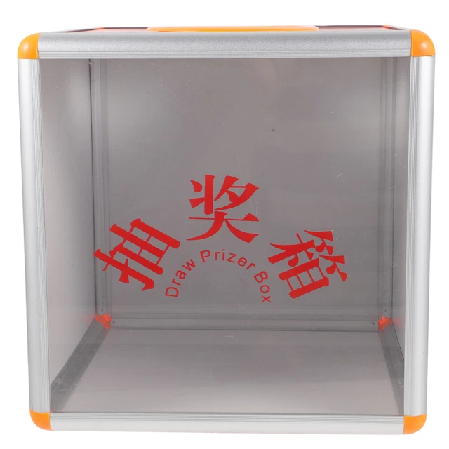Large Raffle Draw Box RAFFLE ACCESSORY LUCKY Draw Box Transparent Small Medium Large Ballot £ ...