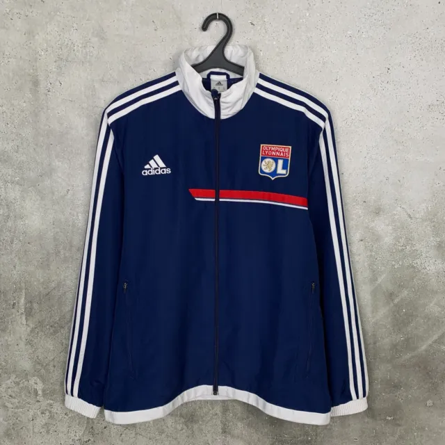Olympique Lyonnais 2012 2013 Training Football Jacket Adidas Lyon Jersey Size M