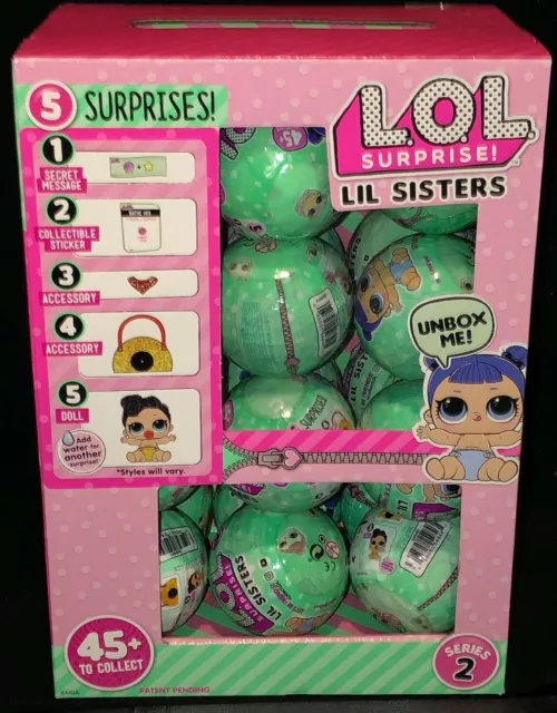 AUTHENTIC LOL SURPRISE L.o.l. Lil Sisters Series 2 Wave 2 Lot Of