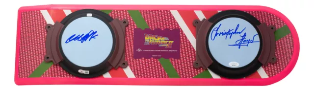 Michael J. Fox & Christopher Lloyd Signed Back to the Future Hover Board JSA BAS