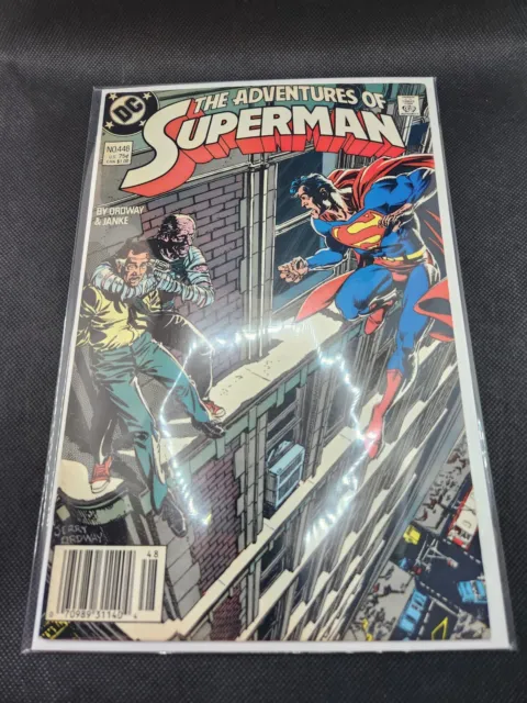 Adventures of Superman #448 Comic Book 1988 VF Jerry Ordway DC Inspector Bill