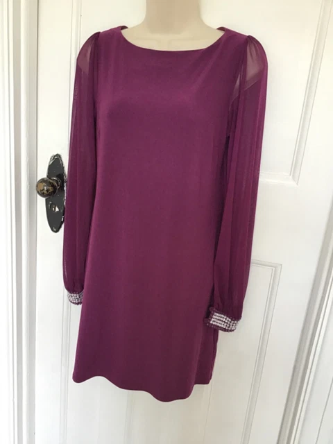 Billie & blossom hotsell purple shift dress