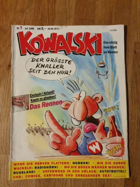 Kowalski Magazin - Satire - Nr. 7 aus 1988 - Rarität