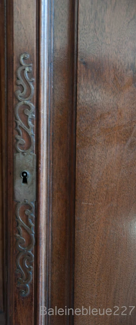 Set 2 French Antique Carved Louis XV Style Architectural Panel Door Solid Walnut 9