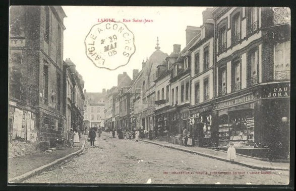 CPA Laigle, Rue Saint-Jean 1905