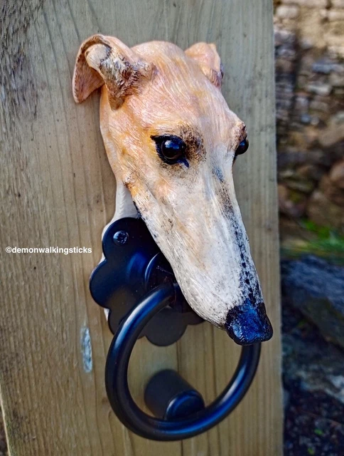 Greyhound deals dog door