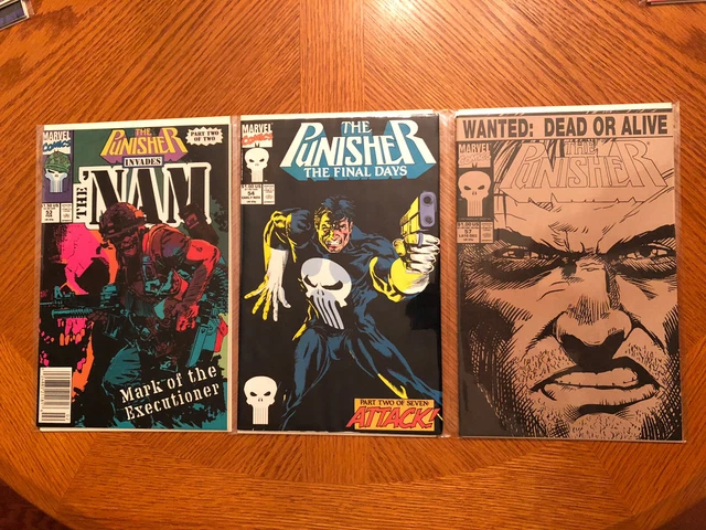 Marvel Comics The Punisher #53 Invades Nam #54 The Final Days #57 Dead or Alive 
