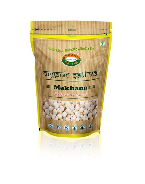 Makhana di semi di loto, noci di volpe 250 g Cibo sano, ricco di proteine,...