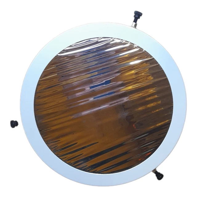 Filtro solar telescopio de 8" lámina blanca ajustable enmarcada de metal universal