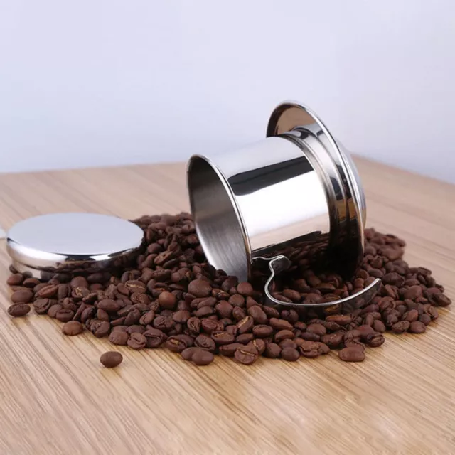 New Moka Pots Mug Cup Vietnam Coffee Maker Infuser Stainless Steel Drop Filter