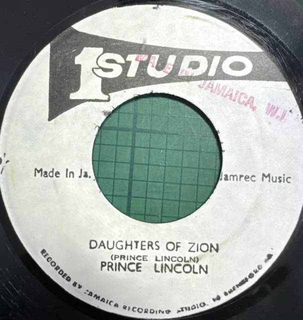 PRINCE LINCOLN BRENTFORD DISCO Daughters Of Zion STUDIO ONE SC163 JA 1978 Vinyl