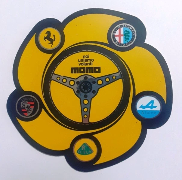 Autocollant Vintage Fiat Bologna – Rallye Squadra Corse – 13 X 3 Cm – Fabriqué En Italie