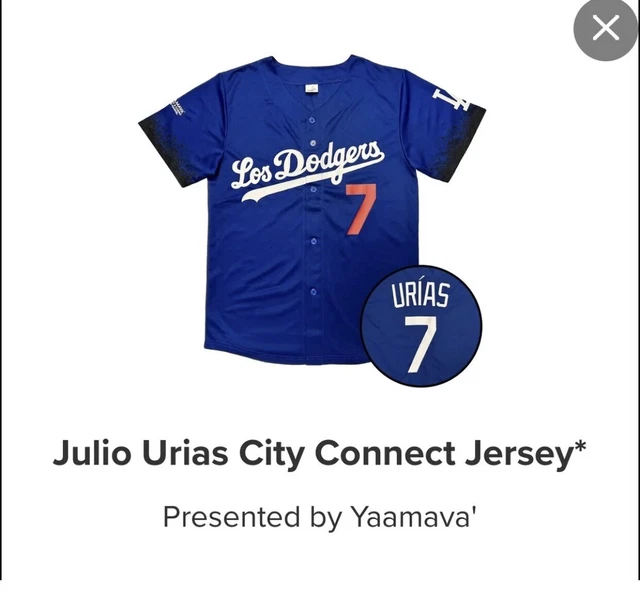 julio urias city connect jersey giveaway