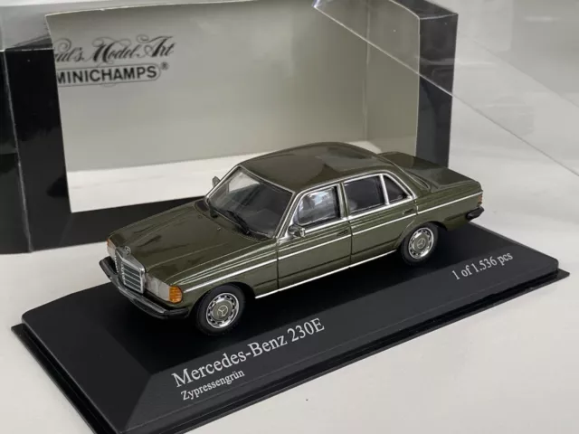 Minichamps - Mercedes W123 230 E - zypressengrün - 1:43 - OVP - limitiert!