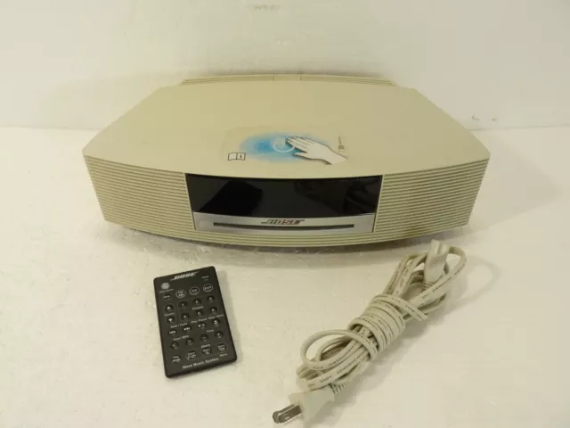 Bose Wave Touch Music System III White CD Player / AM/FM Radio w/ Remote *WORKS*