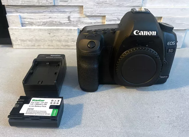 Canon EOS 5D Mark II 21.1 MP Digital SLR Camera Shutter Count only 3K NO RESERV