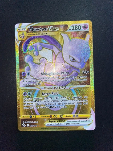 Carta pokemon MewTwo V Astro pokemon Go 031/078 ita - Vinted