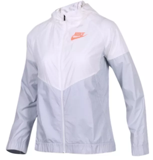 Nike Girl’s Hooded Jacket Full Zip Running WindRunner Youth Size M Medium
