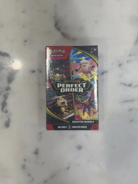 POKEMON TCG MEGA Evolution Perfect Order Booster Bundle Factory Sealed ...