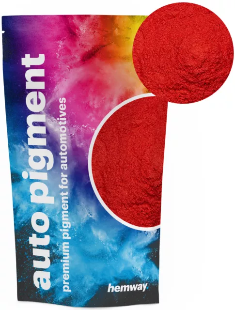 Hemway Automotive Powder Pigment Metallic Post Box Red Pearl Auto Paint 50g