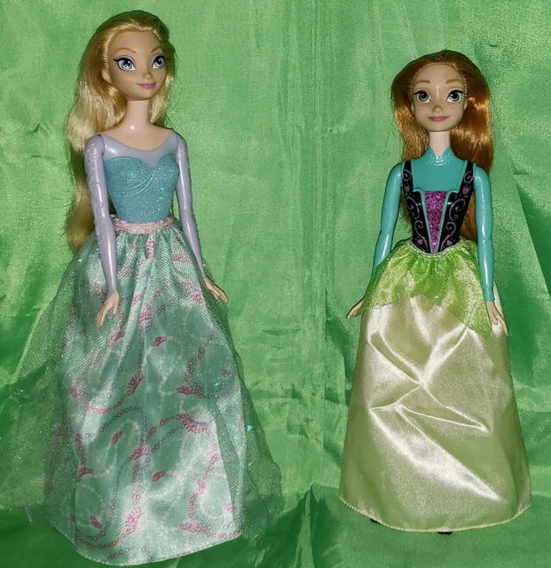 DISNEY FROZEN ELSA And ANNA Barbie Dolls Mattel 9 50 PicClick