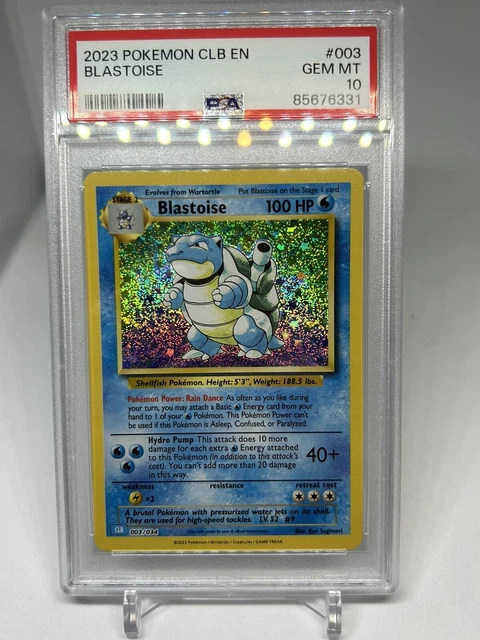 2023 Pok&eacute;mon Clb-Trading Card Game Classic Blastoise &amp; Suicune Ex Deck