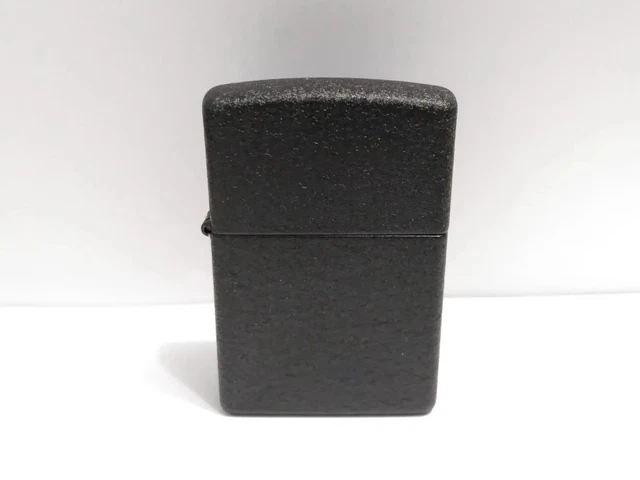 Zippo 2016 K 16 Regular Black Crackle Case No Insert No Box Read