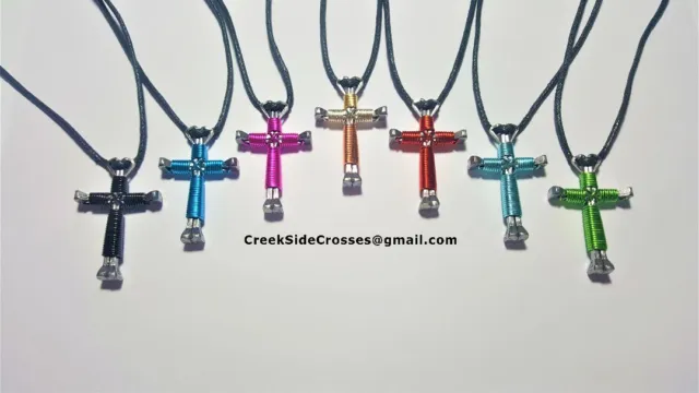 Horseshoe Nail Disciple Cross Necklace Buy 3 Get 1 Free Hand Made