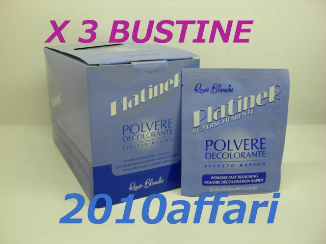 Platiner Superlight RENEE BLANCHE Poudre Eau de Javel 25 G - 3 Sachets