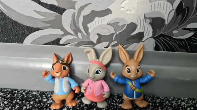CBEEBIES PETER RABBIT - SET OF 3 POSEABLE FIGURES Toy Bundle £14.99 ...