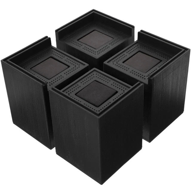 4 piezas elevadores de marco de cama muebles almohadillas elevadoras sofá silla de reposapiés