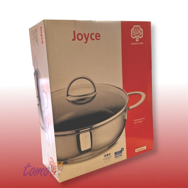 Schulte Ufer Schmorpfanne Joyce, Edelstahl  rund (/) 28cm
