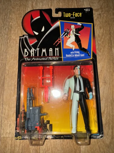 Kenner Batman The Animated Series Two-Face Action Figure MOC Vintage 1993 New