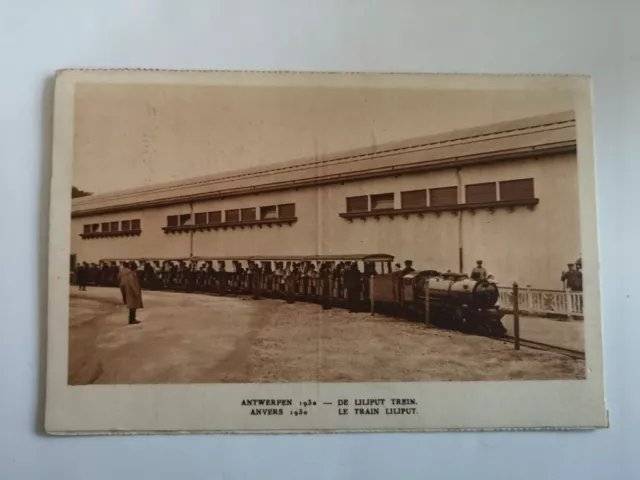 CPA Belgique Anvers le train Liliput année 1930