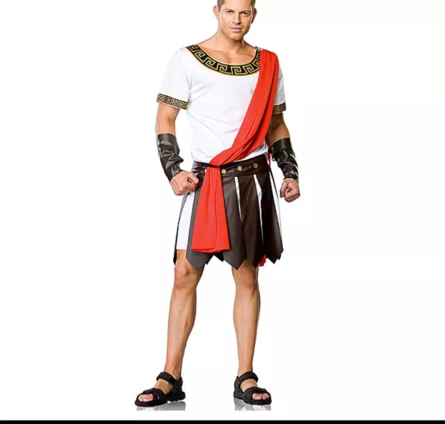 Men's Roman Caesar Costume Toga Emperor Costume Party Halloween