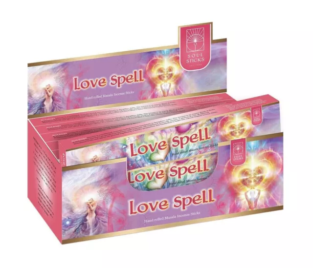 Love Spell Incense Soul Stick Natural Essence Aromatic -12 Packets
