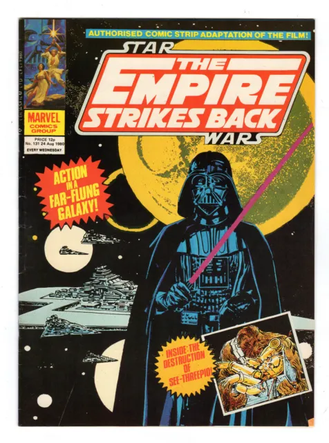 STAR WARS WEEKLY #131  (Aug 24th 1980) Empire Strikes Back Marvel UK  FN / VFN