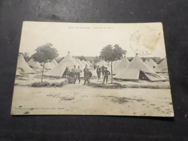 CPA Military/Guerre, Camp Of Sissonne, Postcard